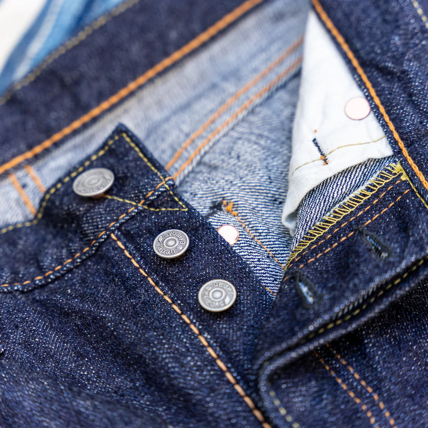 Pure Blue Japan XX-013 14oz Indigo Selvedge Jeans – Slim Tapered - Image 4
