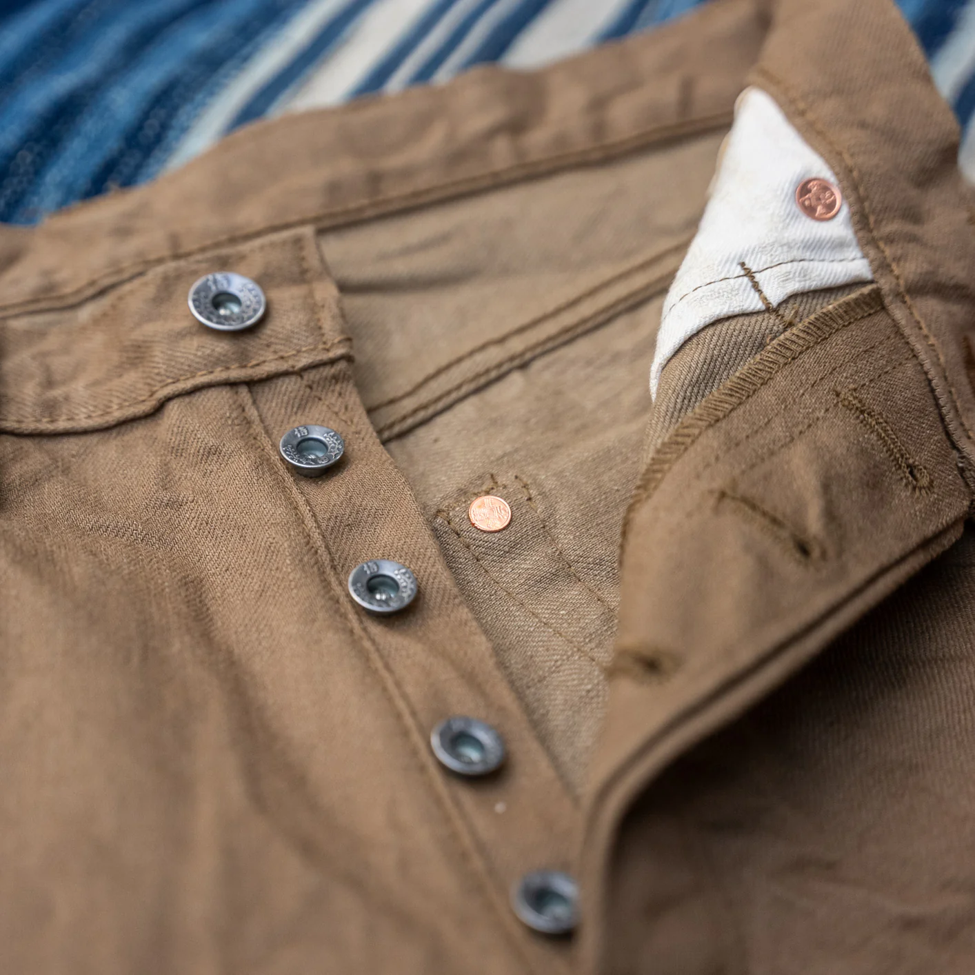 Samurai Jeans 15oz Selvegde Chino Cloth Shorts – Classic Straight - Image 5