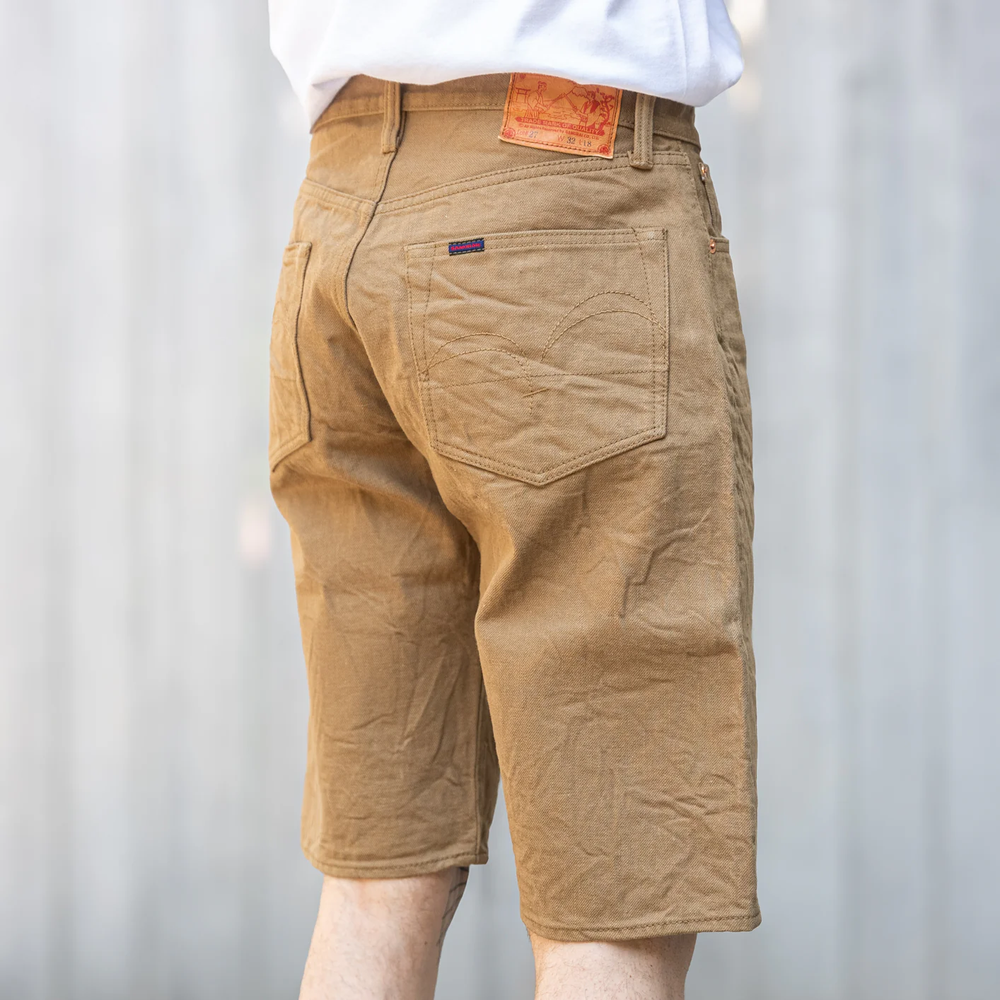 Samurai Jeans 15oz Selvegde Chino Cloth Shorts – Classic Straight - Image 6