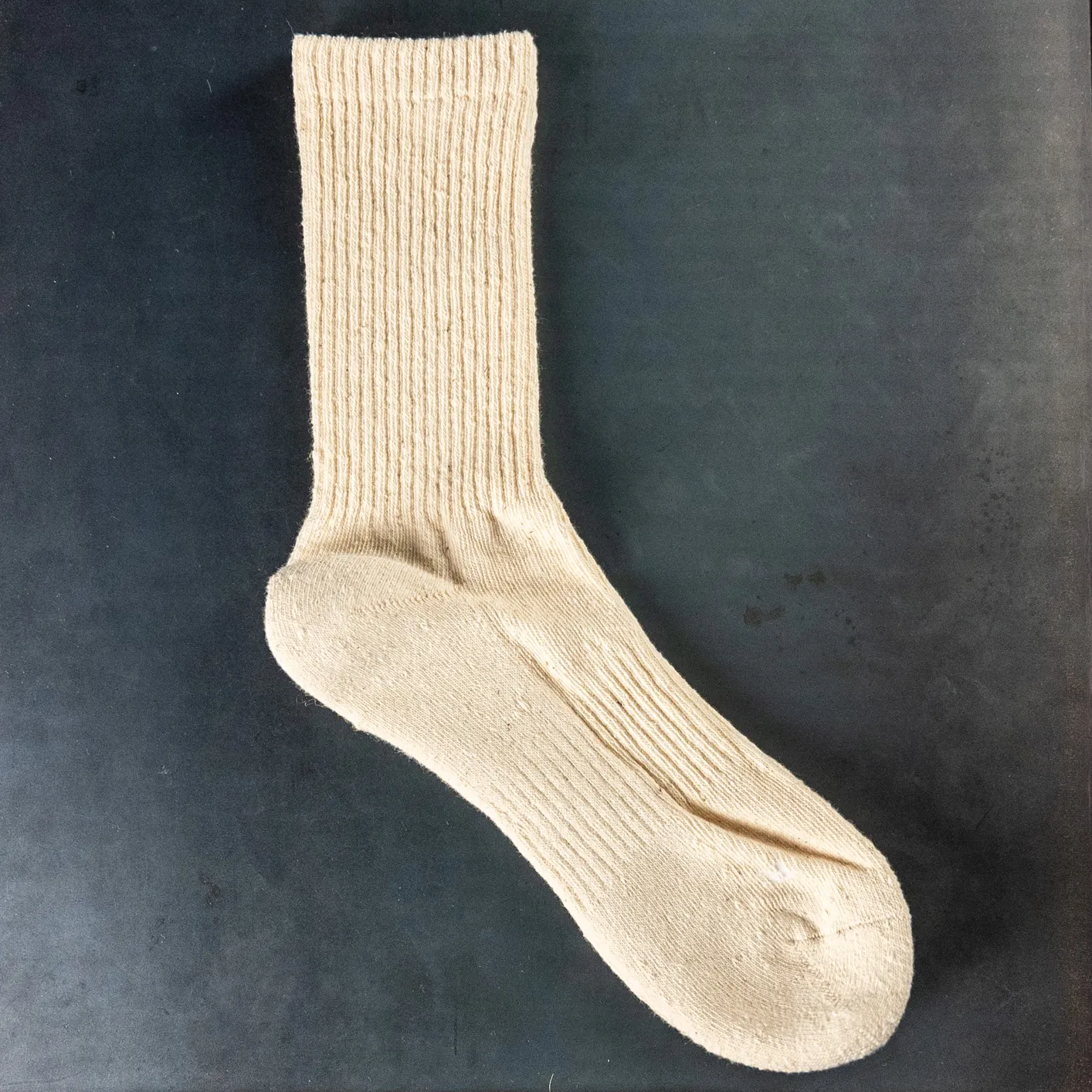 Samurai Jeans ‘Kinari’ Samurai Cotton Socks – Beige - Image 2