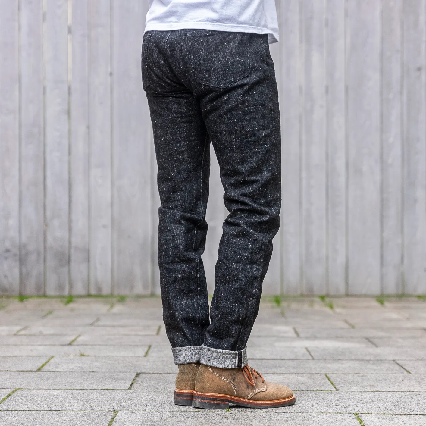 Samurai Jeans S211BK ‘Koku Benkei’ 17oz Bushido Selvage Jeans – Black / Relaxed Tapered - Image 2