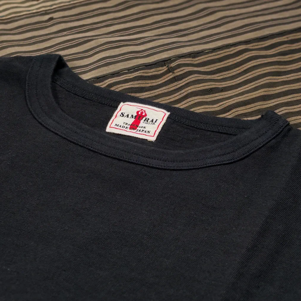 Samurai ‘Renewed Edition‘ Loopwheeled T-Shirt 2-Pack – Black - Image 3