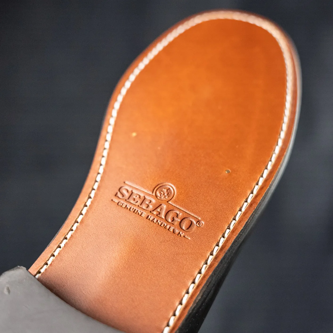 Sebago ‘Otis‘ Woven Penny Loafer – Black - Image 5
