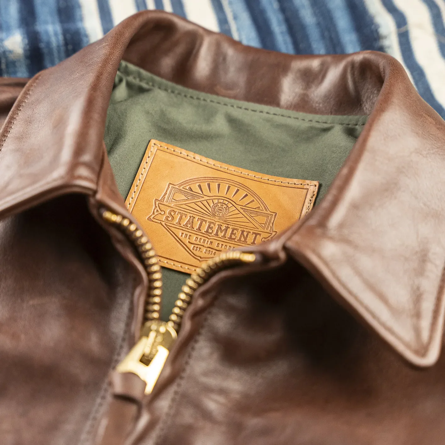 Simmons Bilt ‘Liberator’ Leather Jacket - Chocolate Japanese Horsehide - Image 4