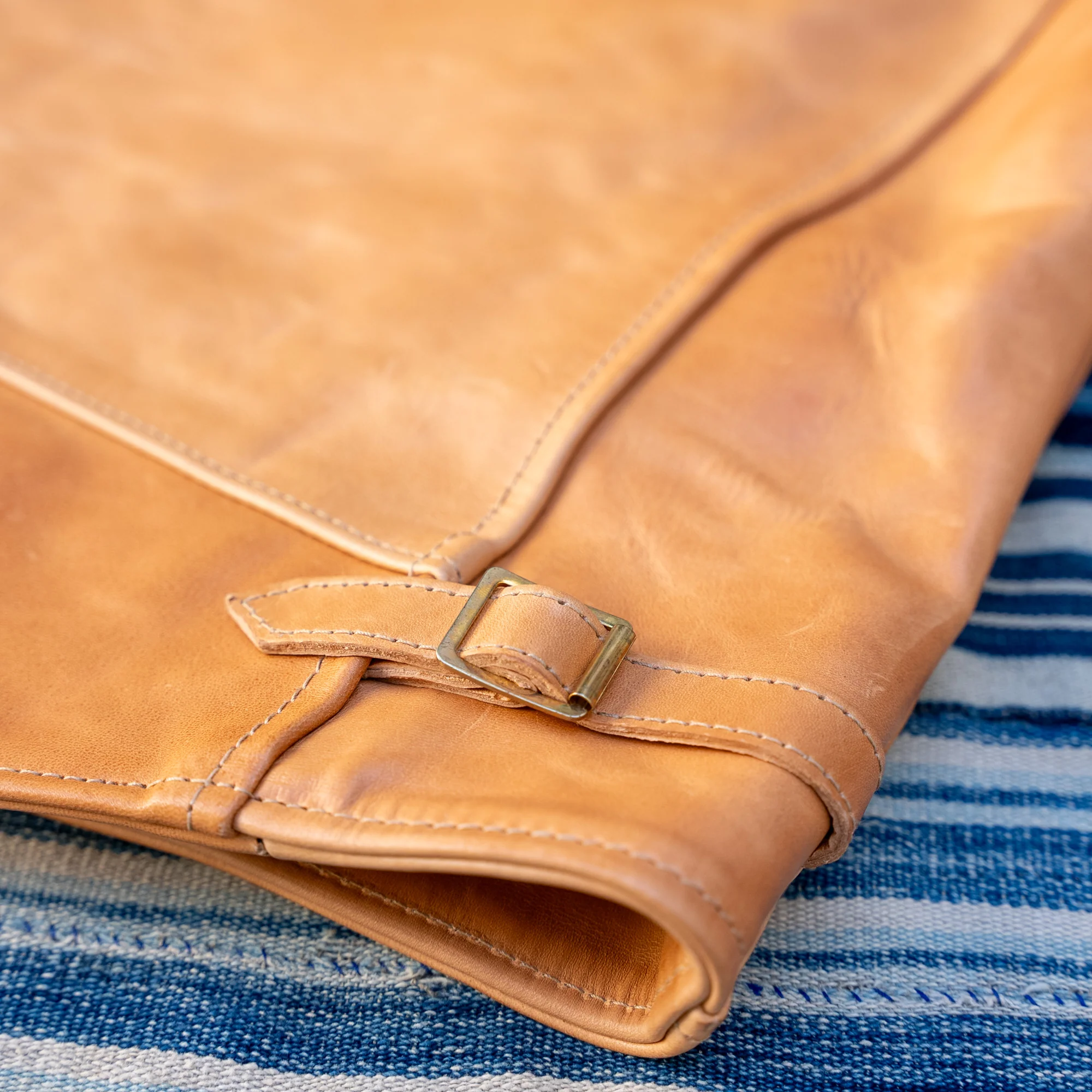 Simmons Bilt “Liberator” Leather Jacket – Natural Mustang Horsehide - Image 10