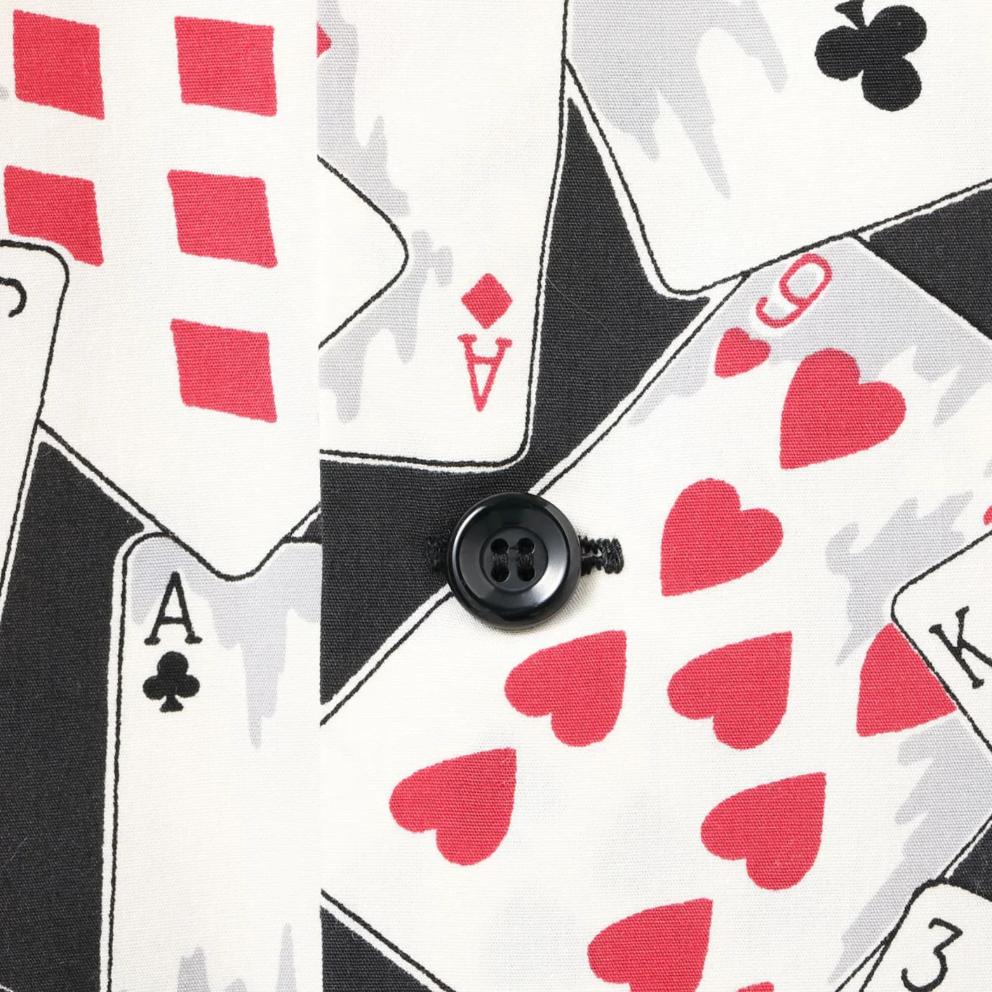 Star of Hollywood ‘Playing Cards’ Aloha Shirt - Black - Image 6
