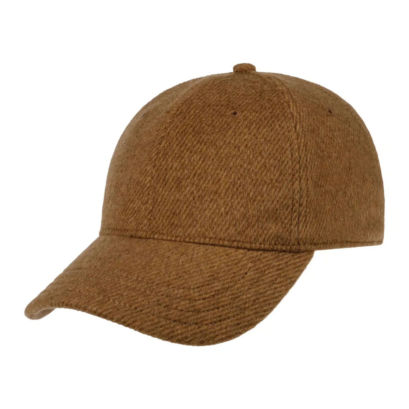 Stetson Cashmere Baseball Cap – Cognac