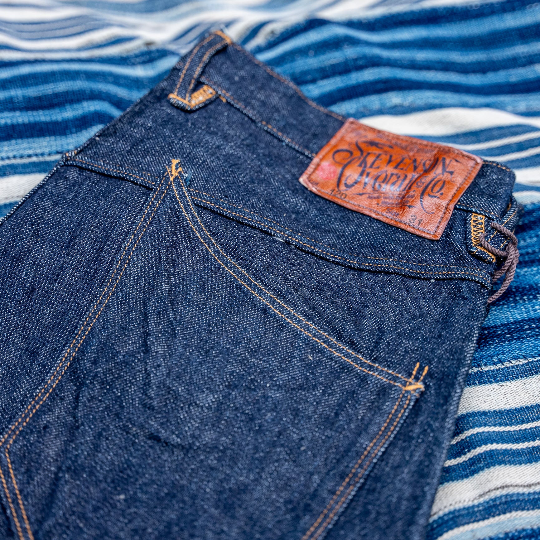 Stevenson Overall Co. 120-OSX 13oz Imperial Jeans – Relaxed Tapered - Image 4