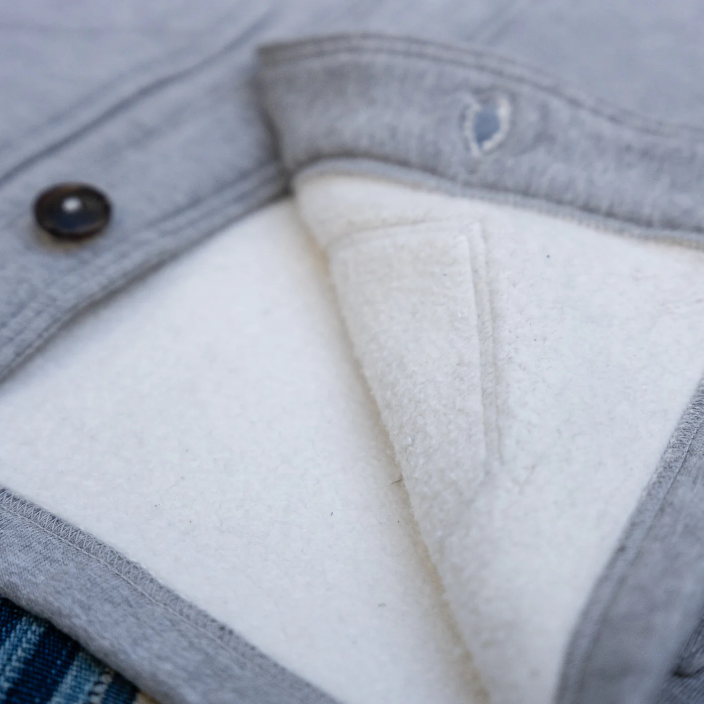 Strike Gold 20oz Loopwheeled Sweat Cardigan – Heather Gray - Image 5