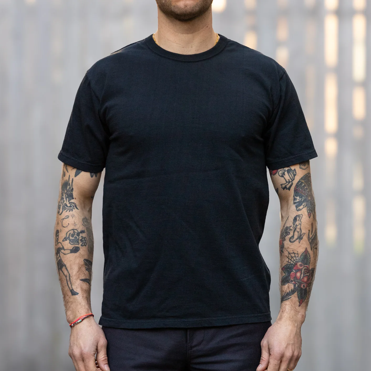 Strike Gold 9.8oz Loopwheeled T-Shirt – Black