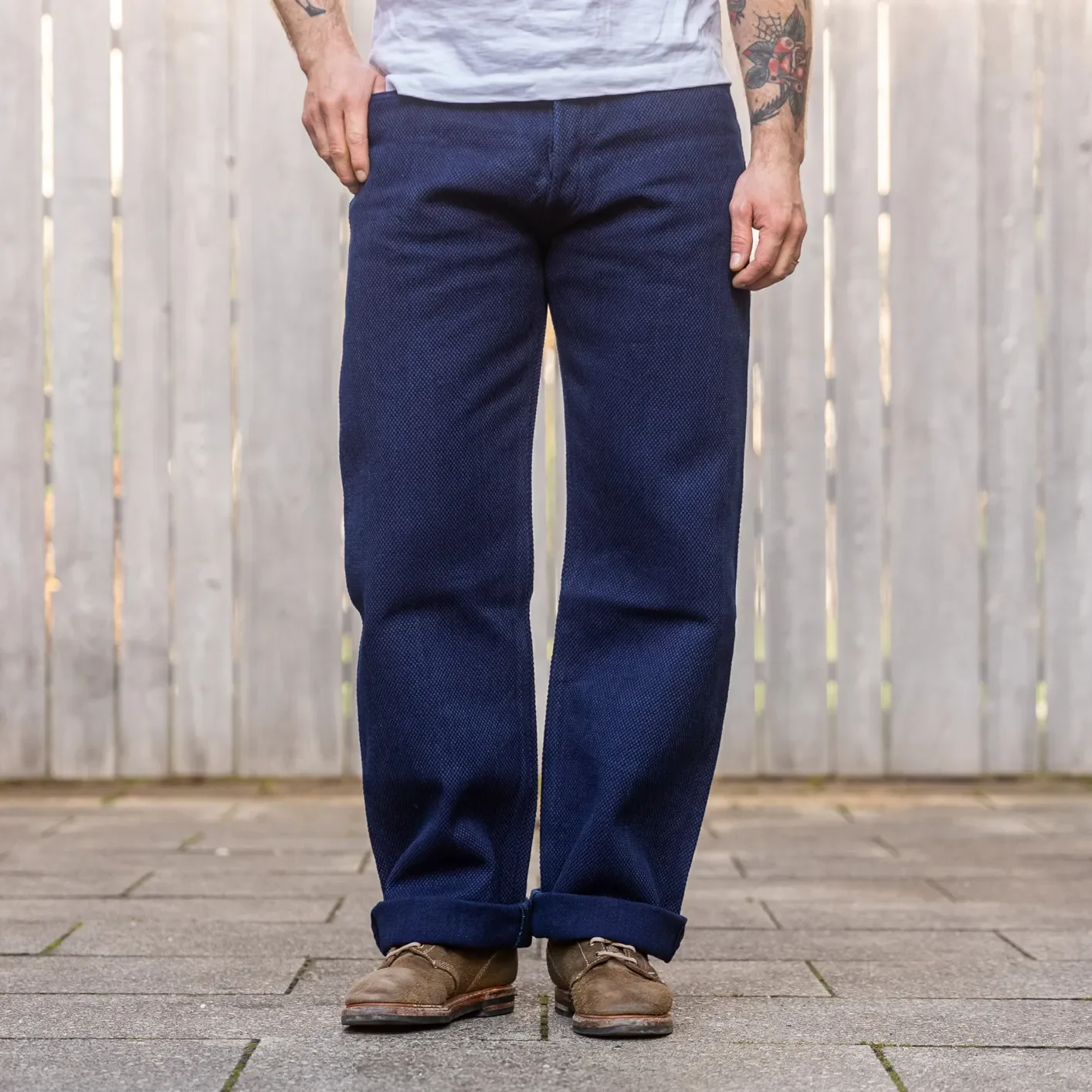 Studio D’Artisan 1907 14oz ‘Kasezome’ Sashiko Selvedge Jeans – Regular Straight / Deep Indigo