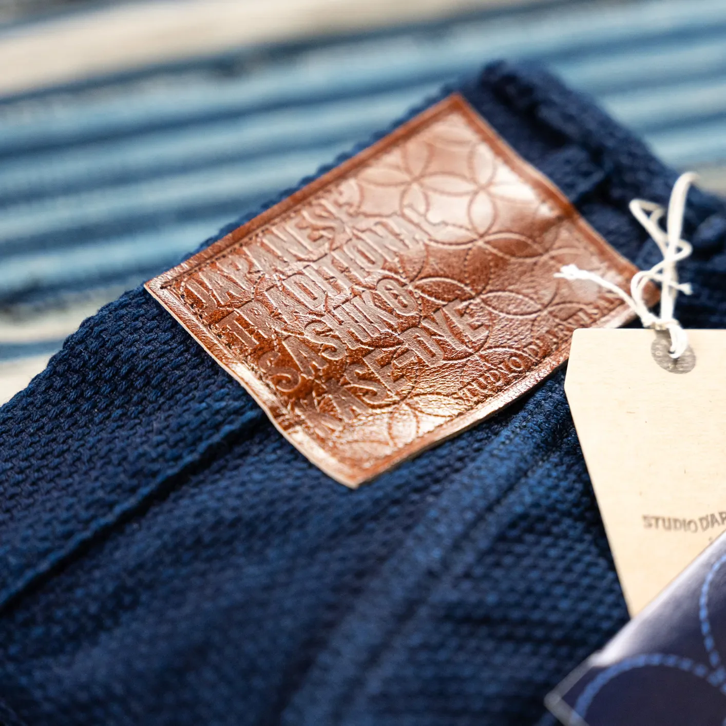 Studio D’Artisan 1907 14oz ‘Kasezome’ Sashiko Selvedge Jeans – Regular Straight / Deep Indigo - Image 6