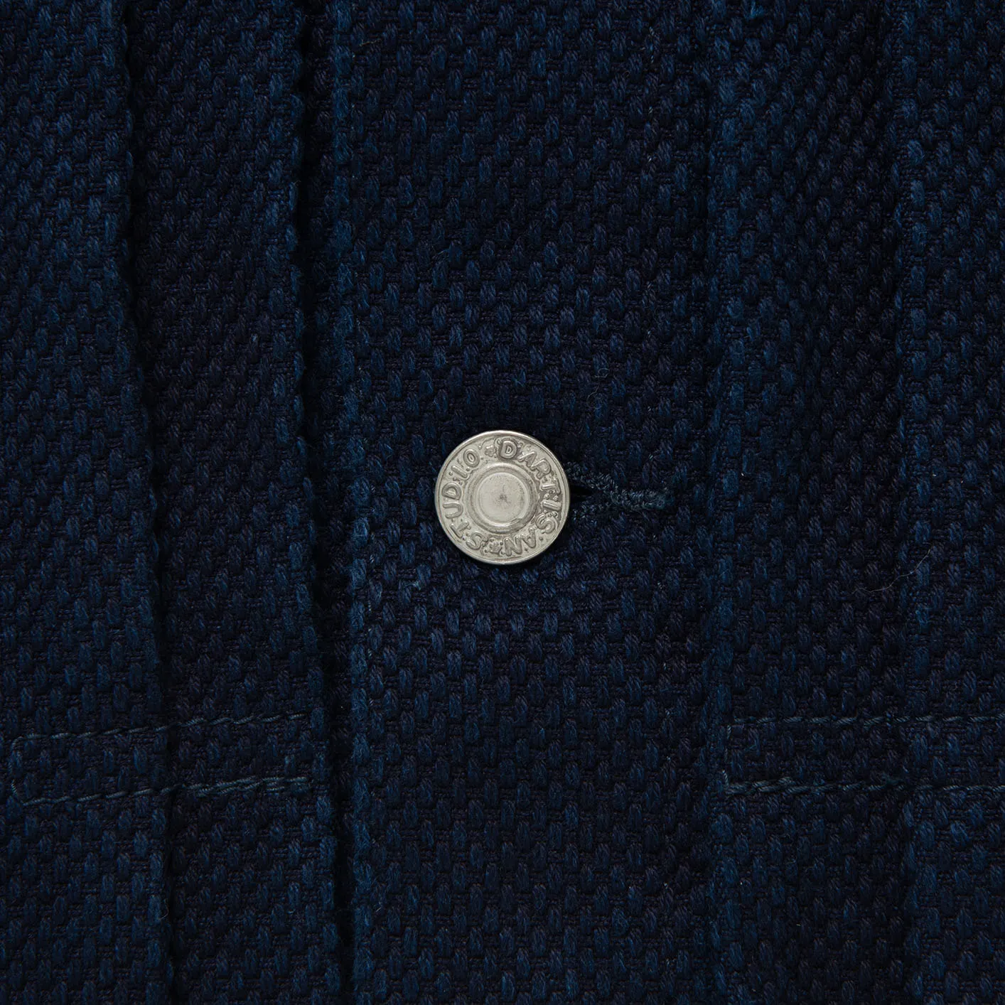 Studio D’Artisan 4619 14oz ‘Kasezome’ Sashiko Type II Selvedge Jacket – Deep Indigo - Image 5