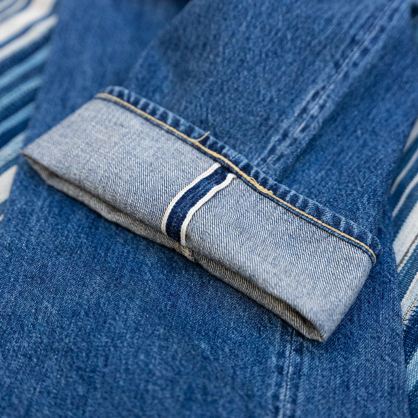 Studio D’Artisan D1844U 12.5oz G3 1950s Selvedge Jeans - Vintage Wash / Regular Straight - Image 4