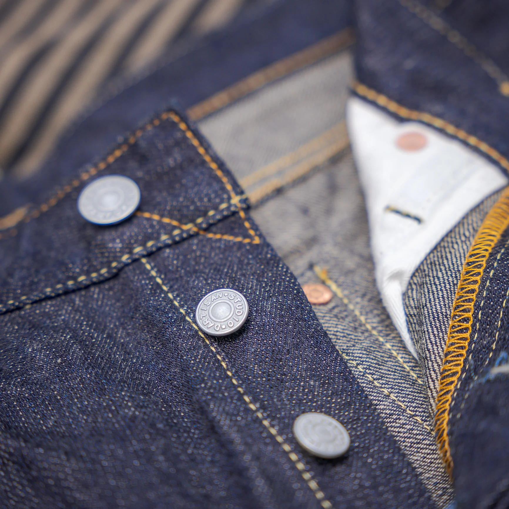 Studio D’artisan SD-908 14oz G3 Selvage Jeans – Relaxed Tapered - Image 5