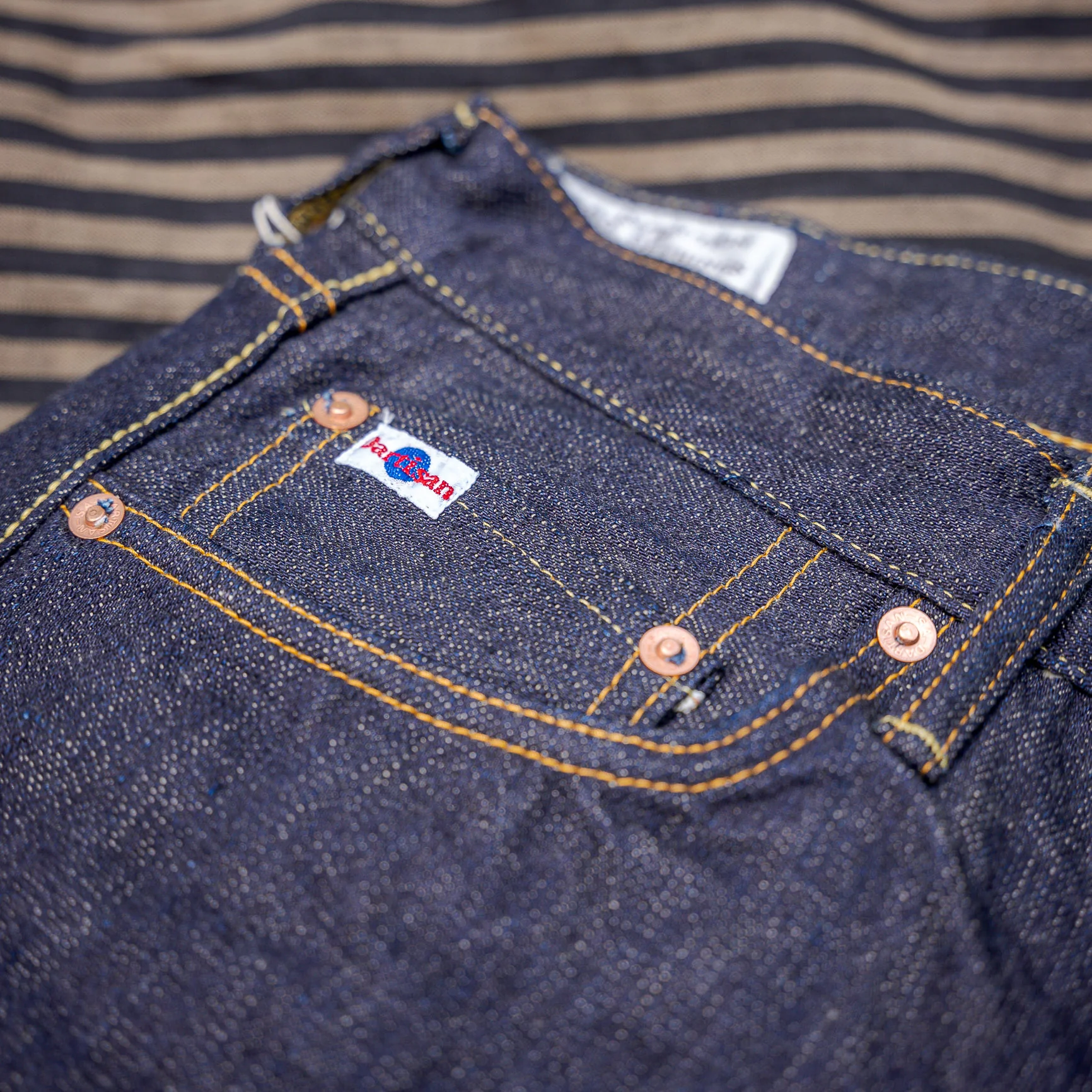 Studio D’artisan SD-908 14oz G3 Selvage Jeans – Relaxed Tapered - Image 6