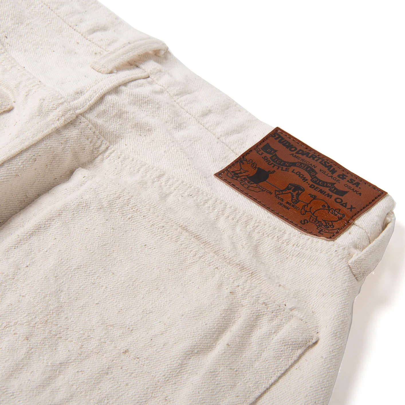 Studio D'Artisan SD-1001E 15oz GL3 ‘Kinari’ Selvedge Jeans – Ecru / Regular Straight - Image 8