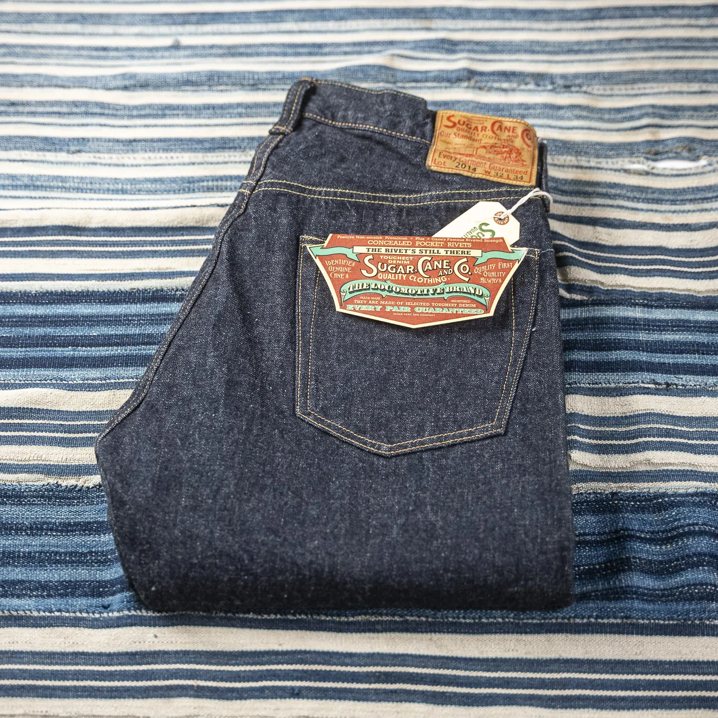 Sugar Cane 12oz 1947 Type III Selvedge Jeans - Slim Fit - Image 3