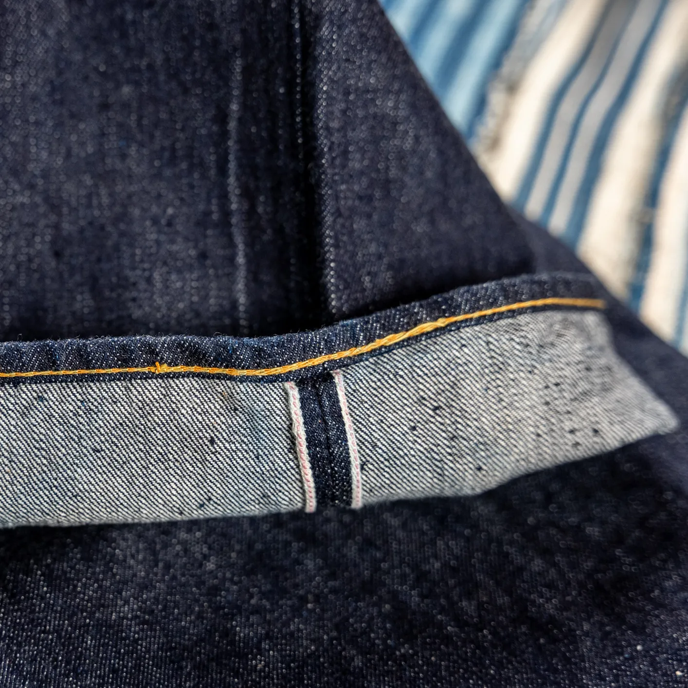 Sugar Cane 13oz ‘Standard Denim‘ 2025 Model Waist Overalls – Wide Straight - Image 3