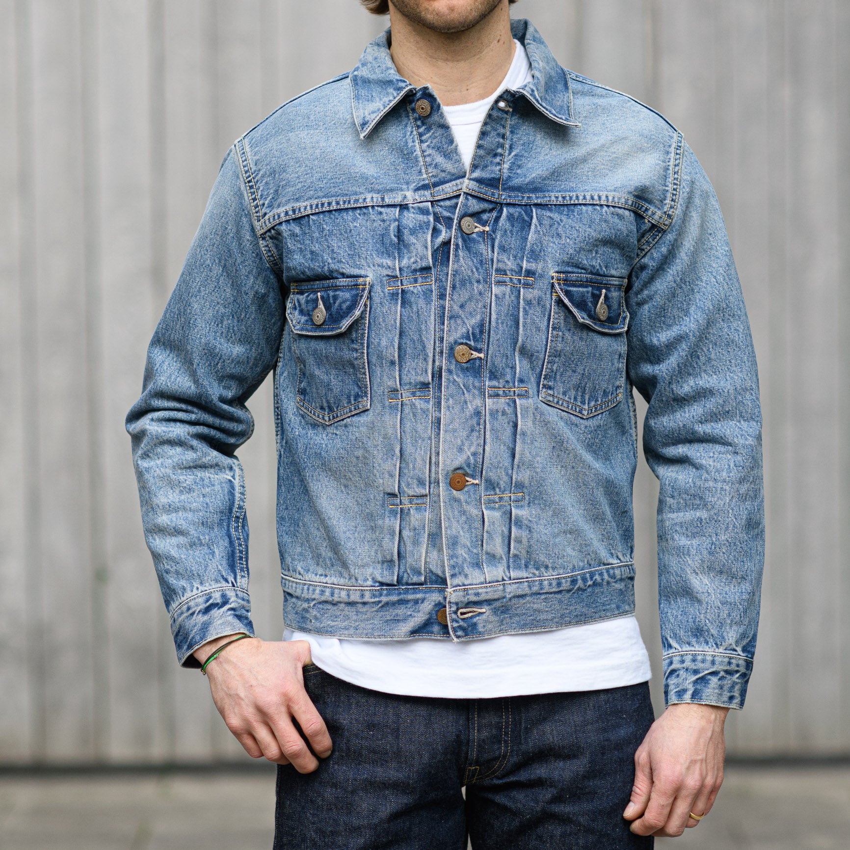 Sugar Cane 14,25oz 1953 Type II Denim Jacket – Aged Model