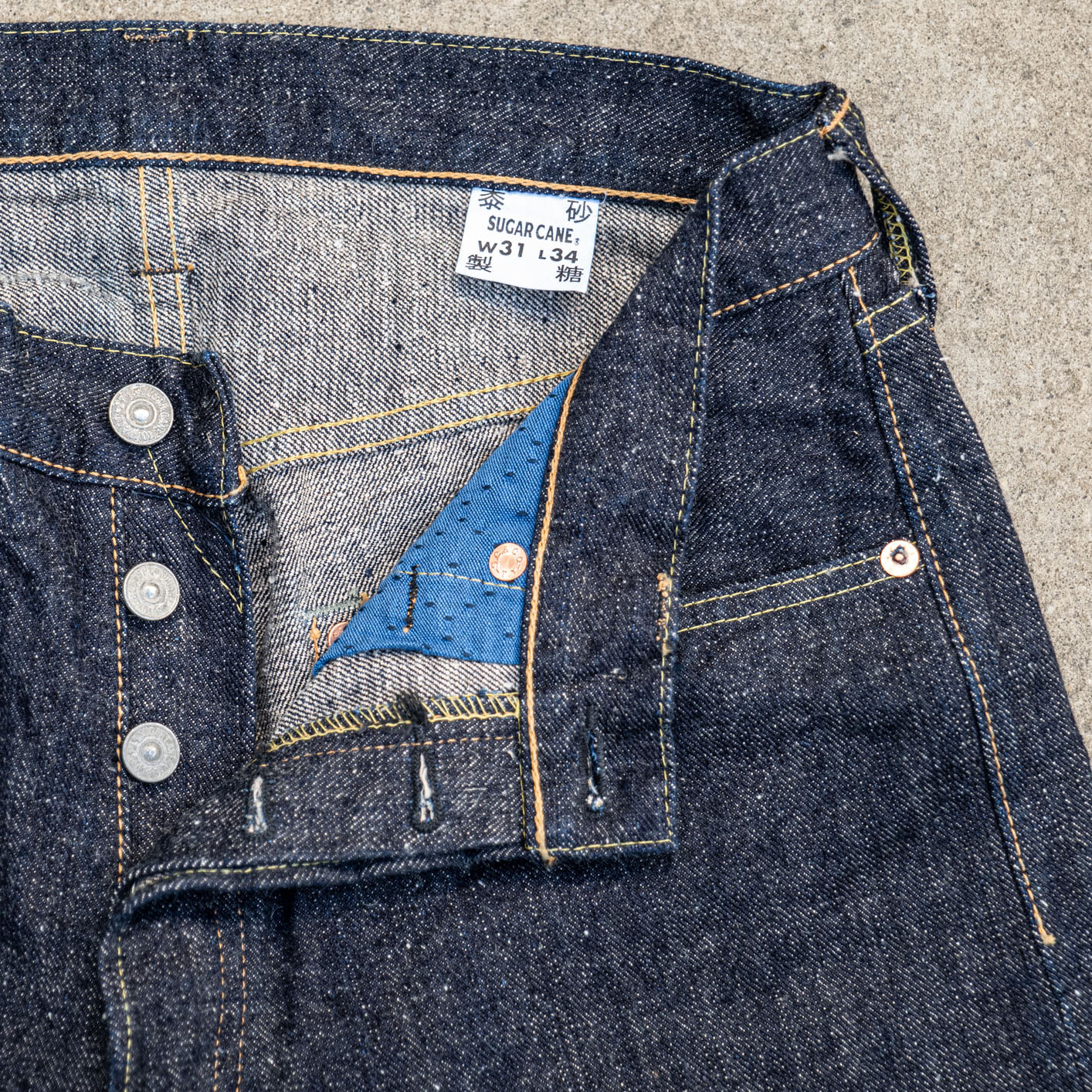 Sugar Cane 14.25oz Okinawa Selvedge Jeans – Regular Straight - Image 7