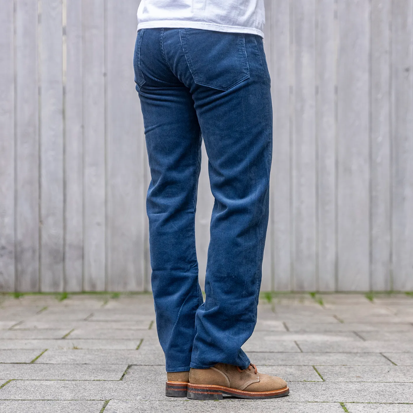 Sugar Cane 1947 9W Corduroy Pants – Ink Blue / Classic Straight - Image 3