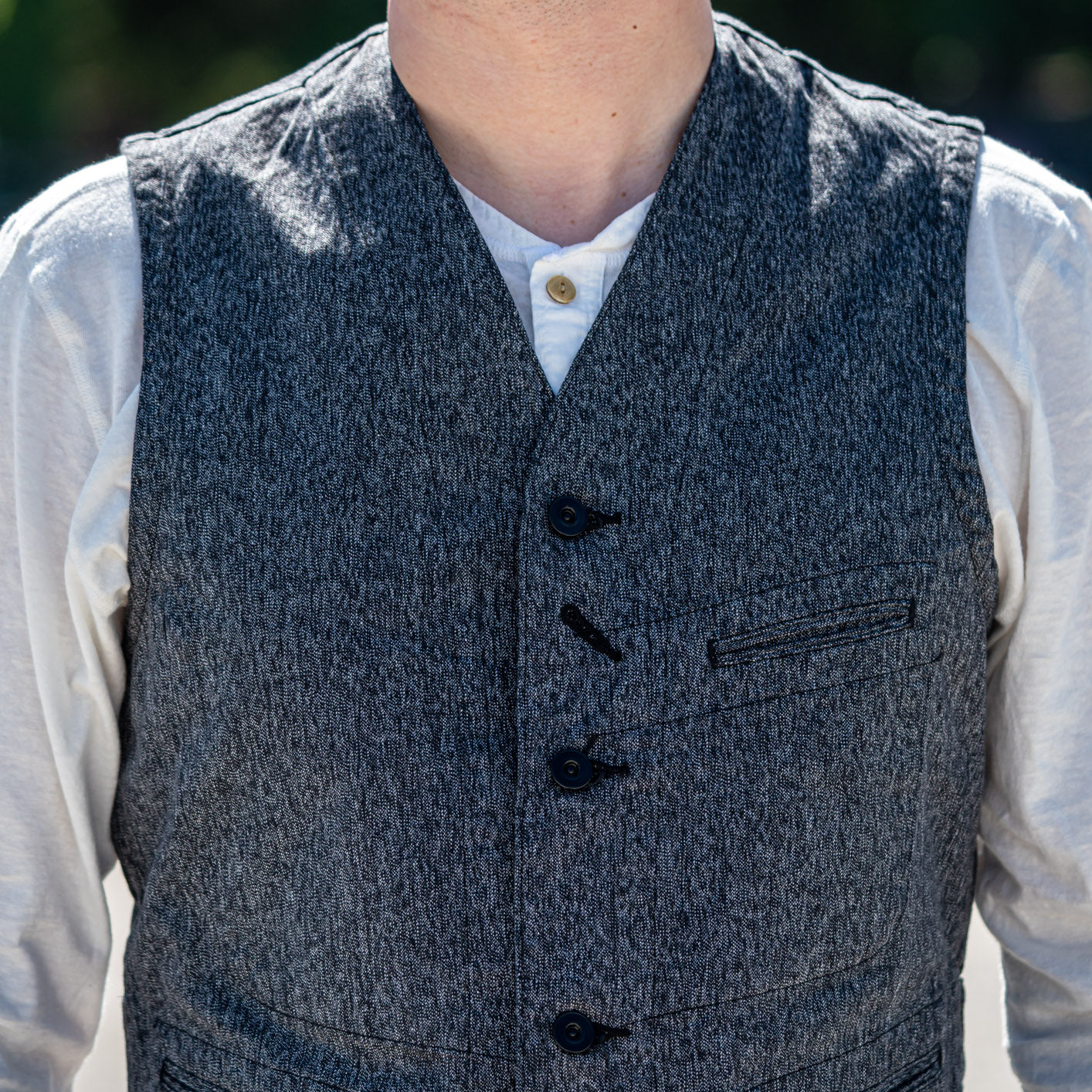 Sugar Cane 9oz Covert Cotton Work Vest - Image 6