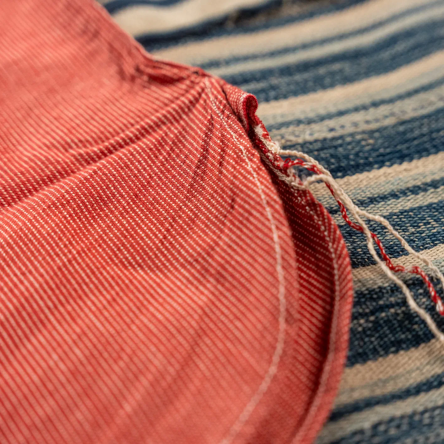 Sugar Cane Jean Corduroy Work Shirt – Red - Image 5