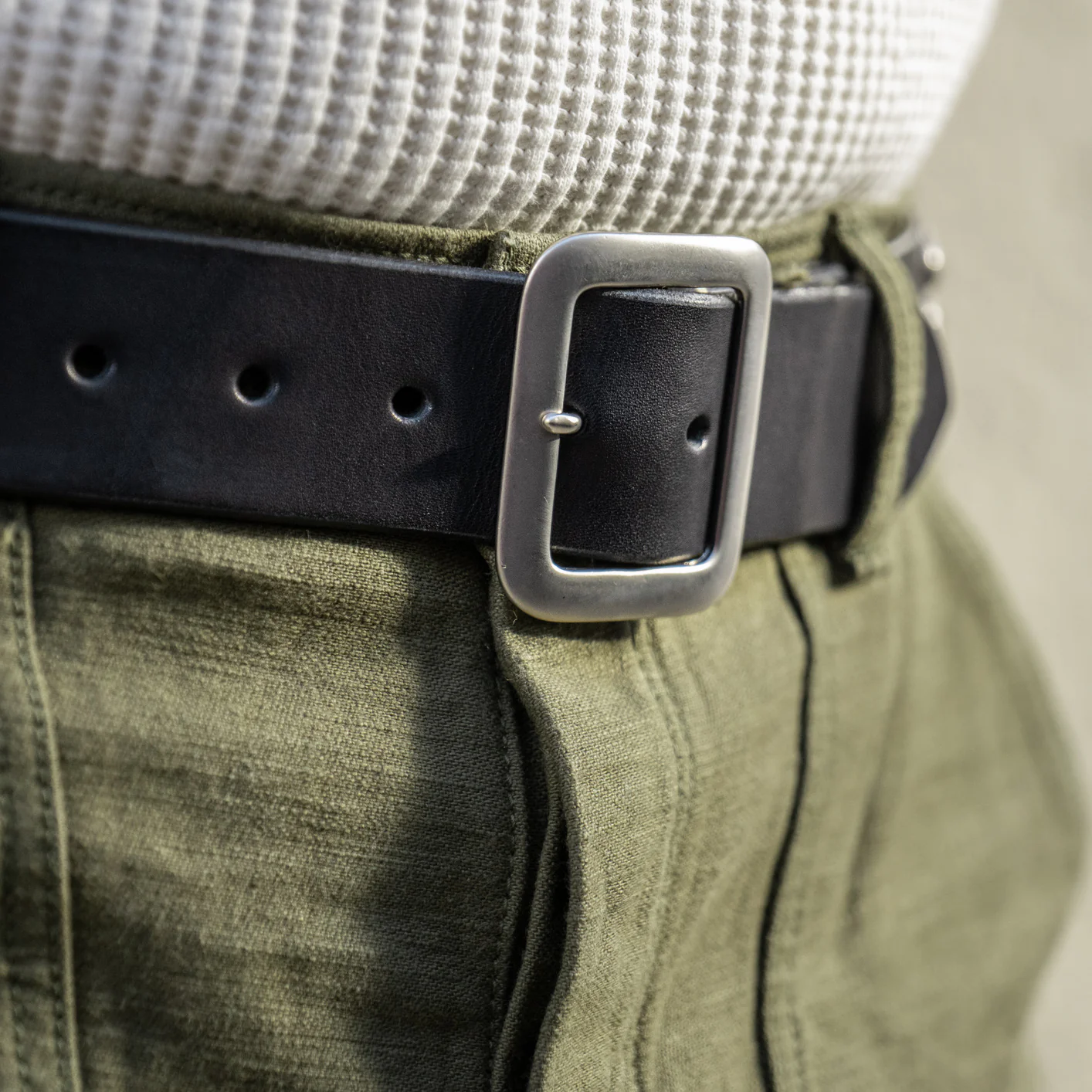 Sugar Cane Studded Belt - Black - Image 4