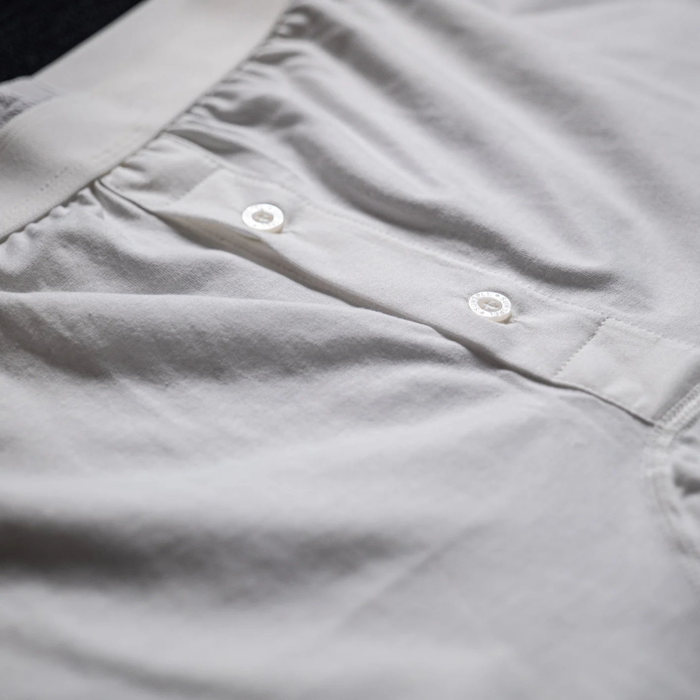 Sunspel Superfine Two-Button Shorts - White - Image 5