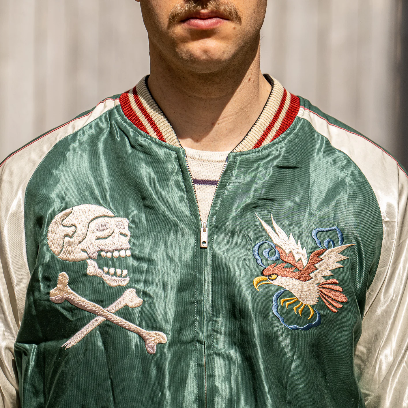 Tailor Toyo Reversible Souvenir Jacket – Tiger Head x Chevy Lover - Image 8