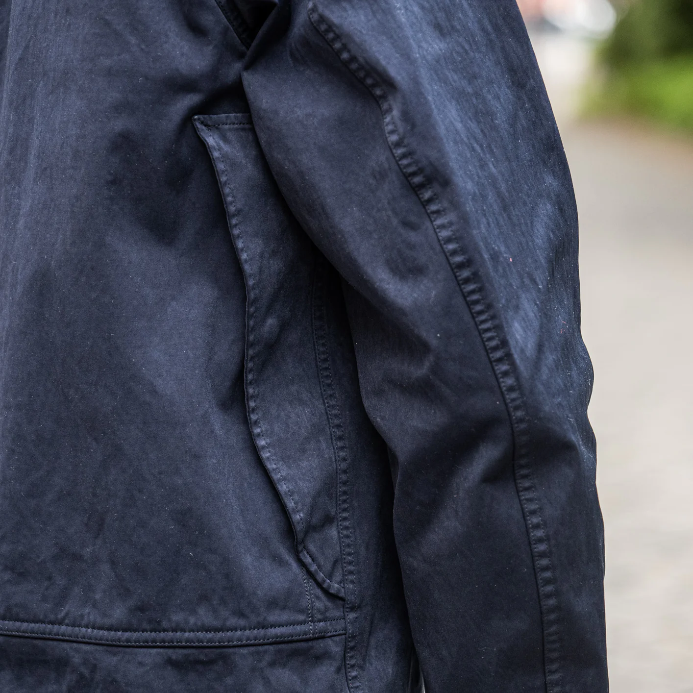 Ten C 13oz OJJ Anorak Jacket – Dark Navy - Image 7