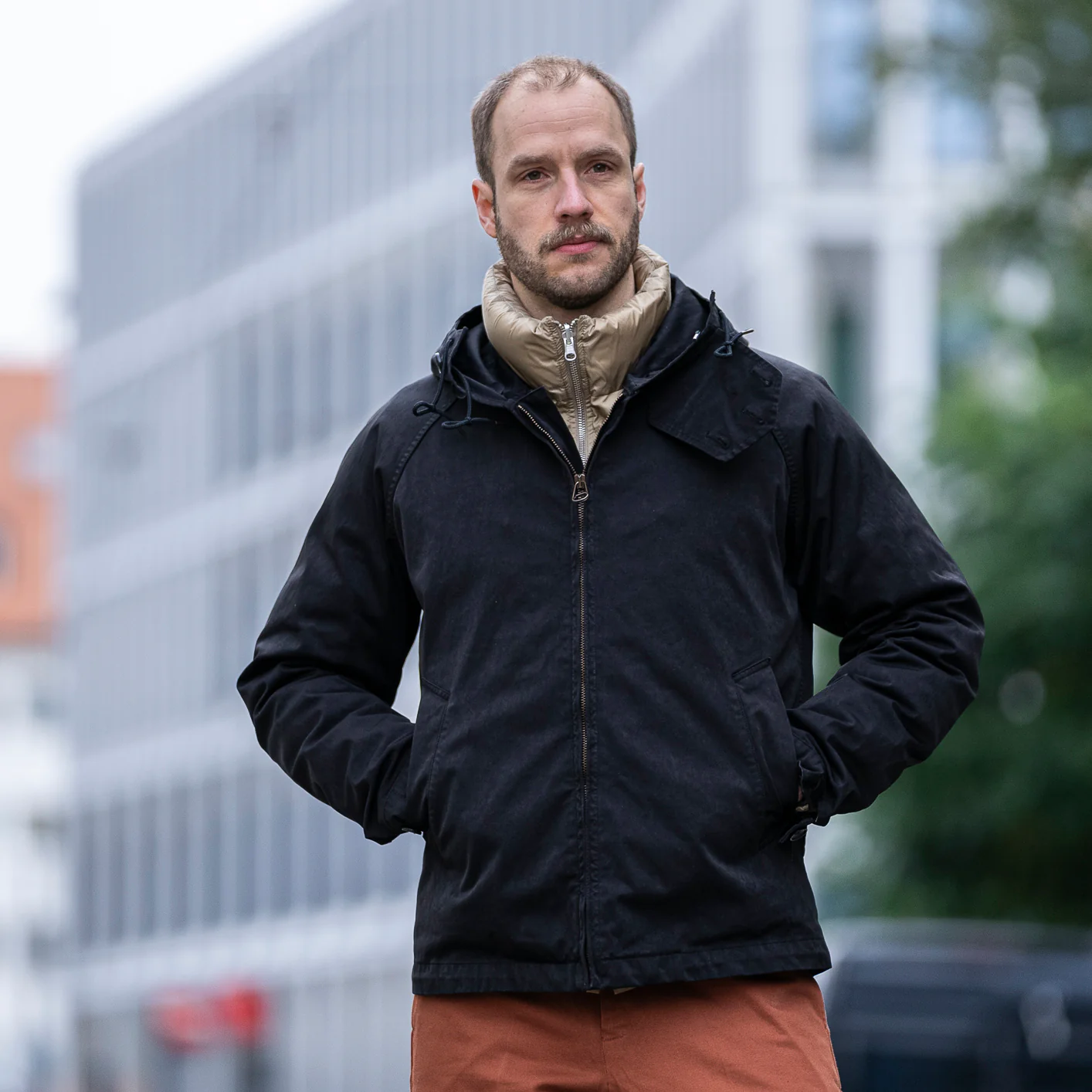 Ten C 13oz OJJ Anorak Jacket – Black - Image 7
