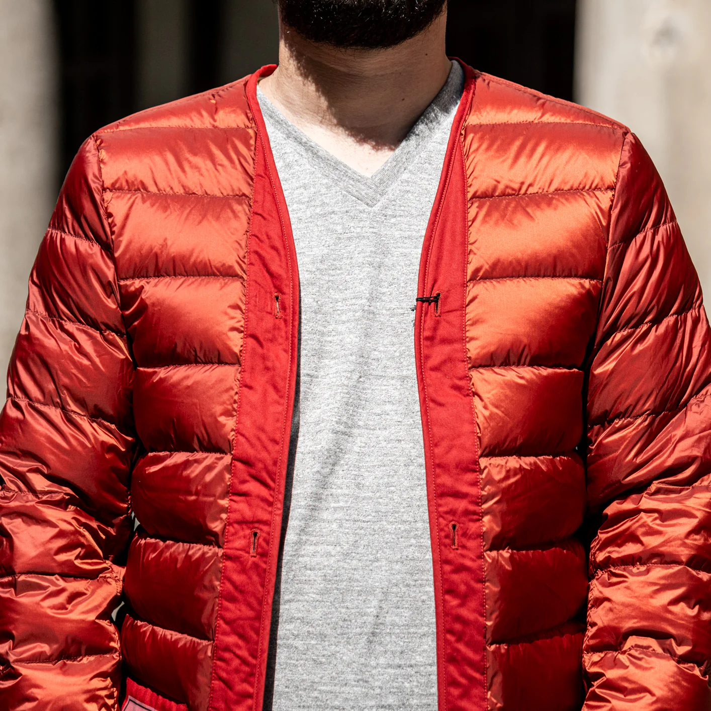 Ten C Basic Down Liner - Red - Image 3