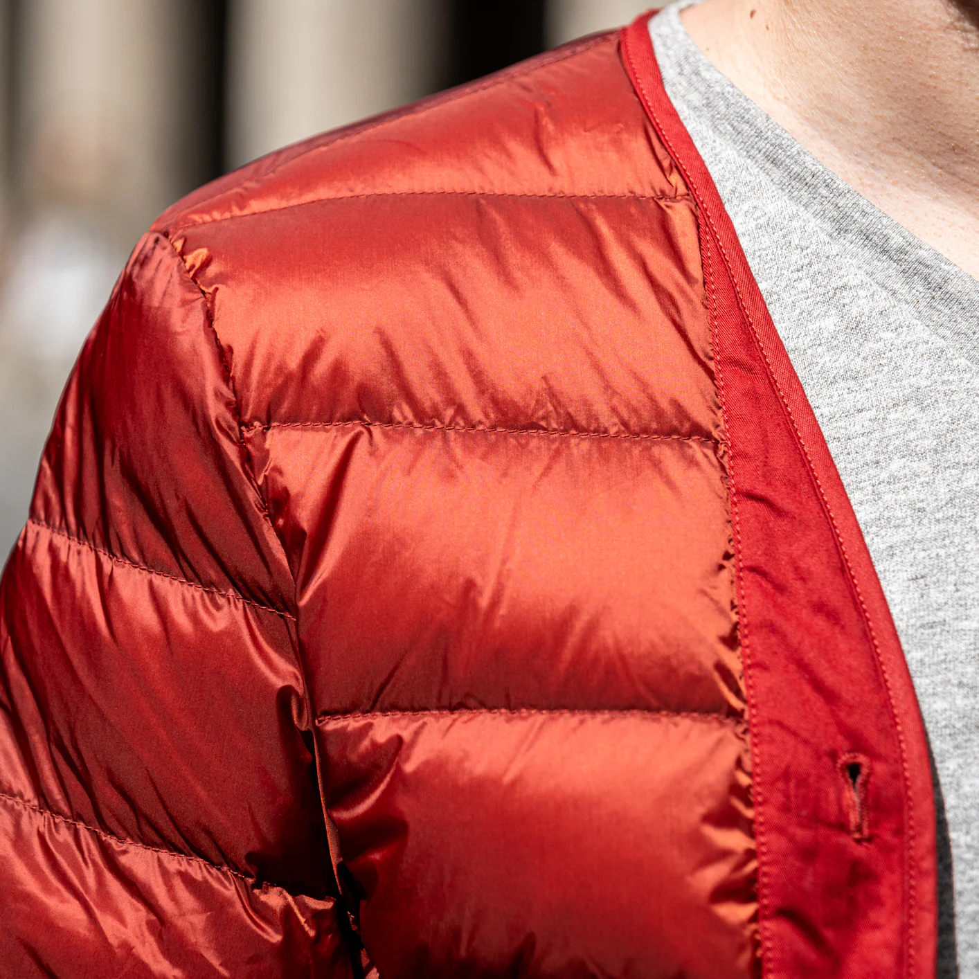 Ten C Basic Down Liner - Red - Image 5