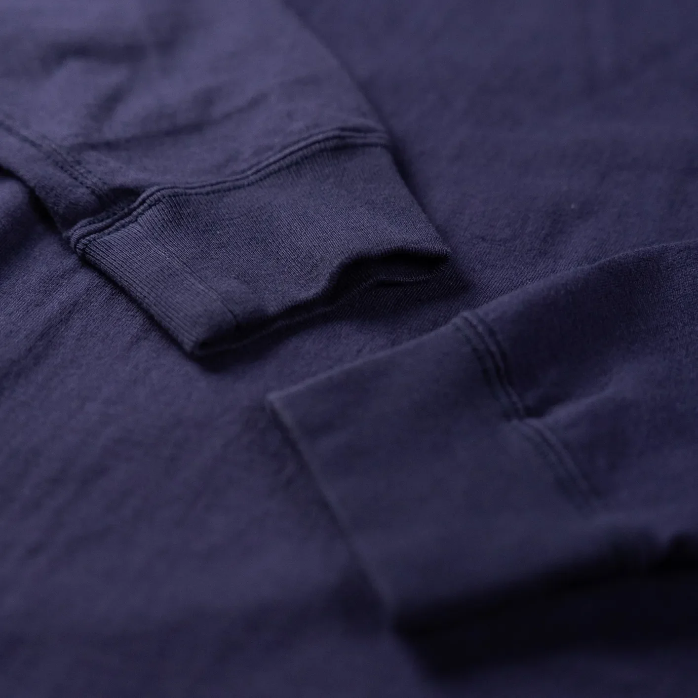 The Flat Head THCL 9.7oz Heavyweight Loopwheeled Longsleeve – Eggplant - Image 3