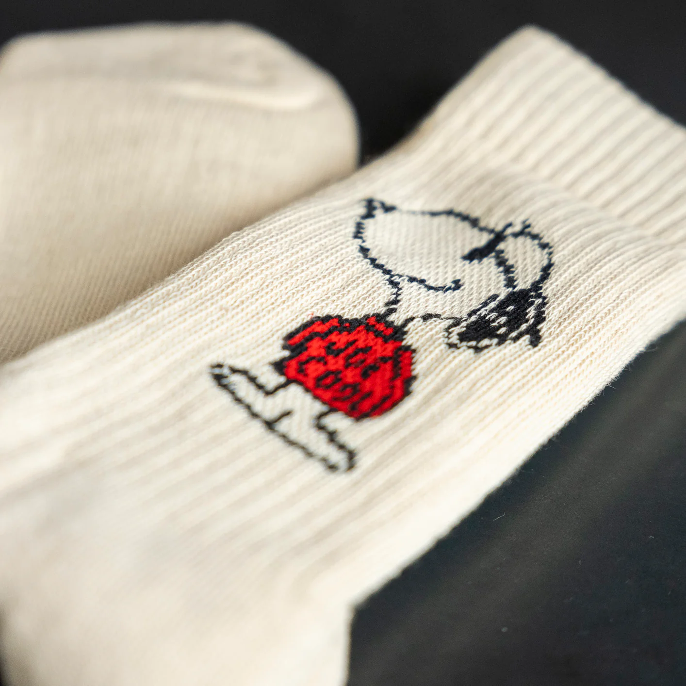 TSPTR 'Joe Cool' Cotton Socks – Ecru - Image 2