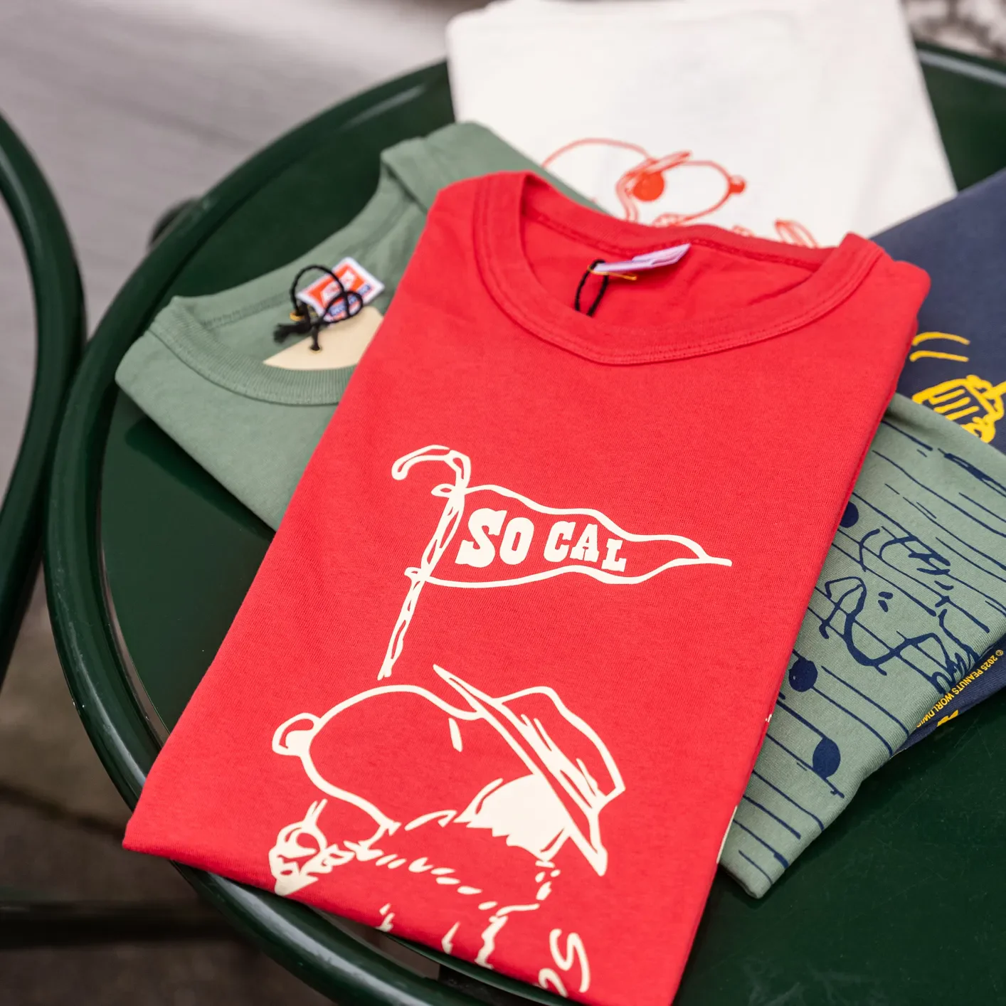 TSPTR ‘Silverlake’ Snoopy T-Shirt – Olive - Image 3