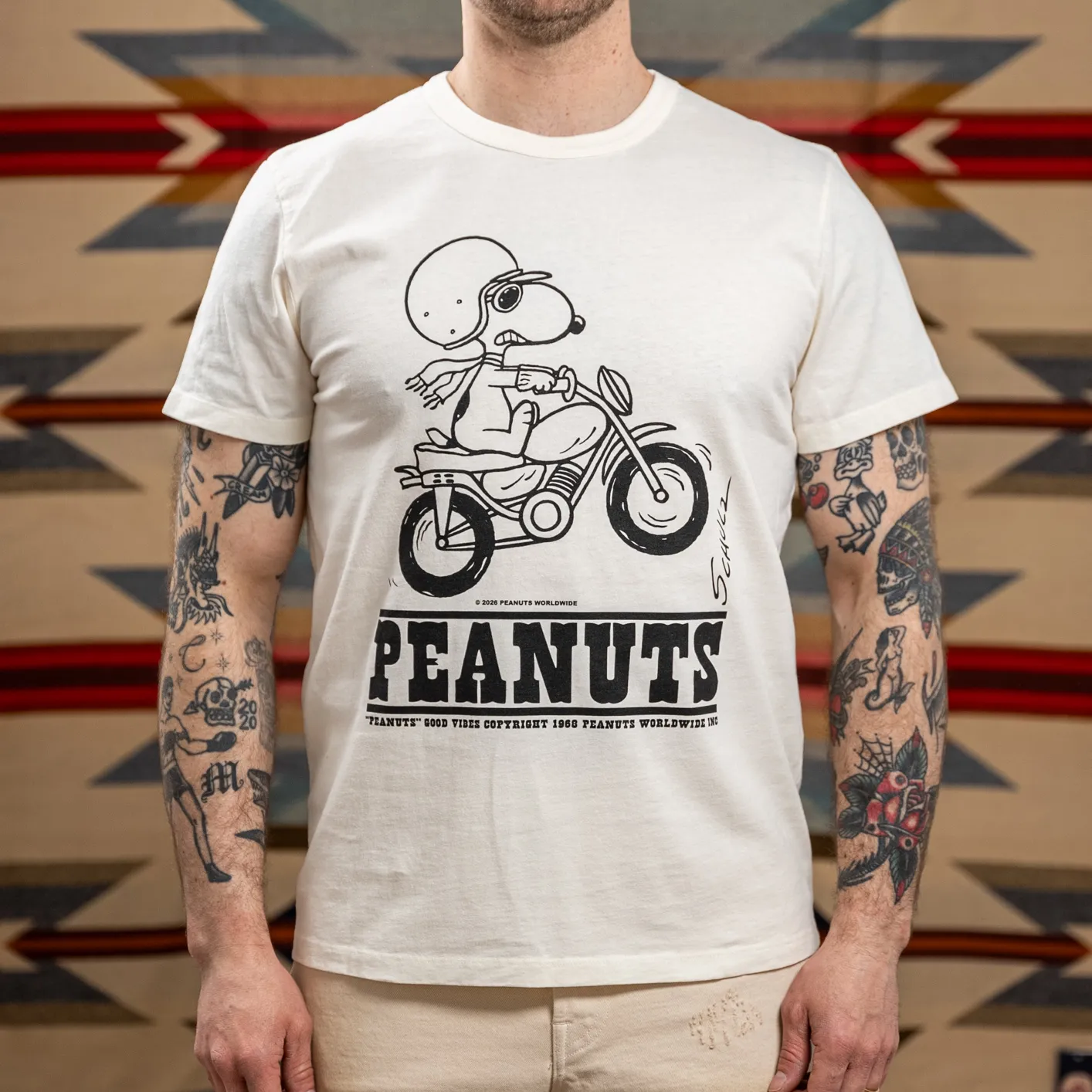 TSPTR x Peanuts ‘Open Road‘ T-Shirt – Vintage White