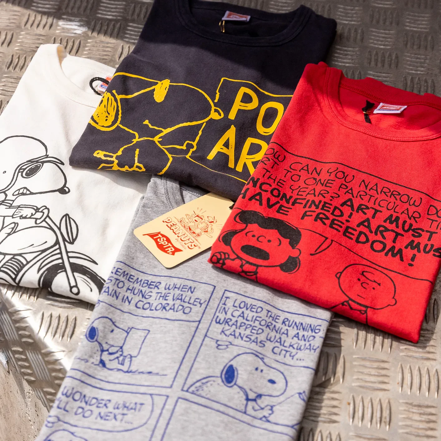 TSPTR x Peanuts ‘Christo‘ T-Shirt – Heather Grey - Image 4