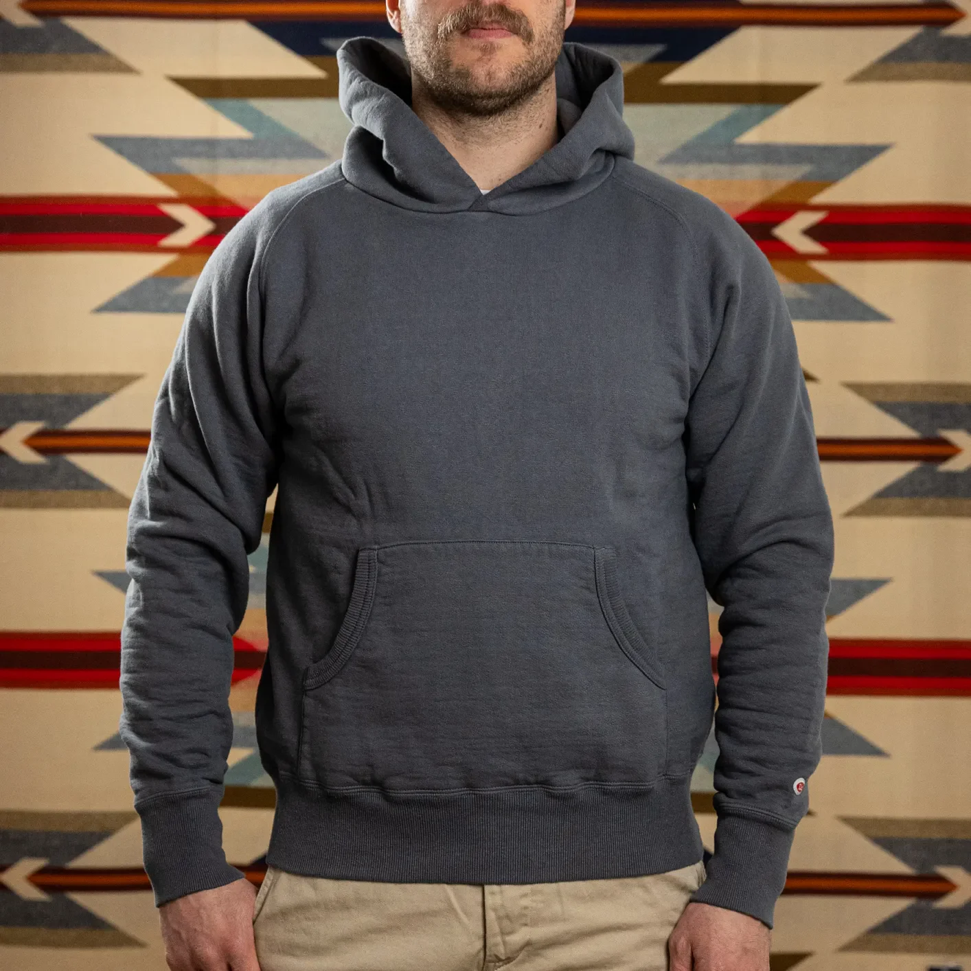 UES 13.5oz Heavyweight Loopwheeled Hoodie – Grey