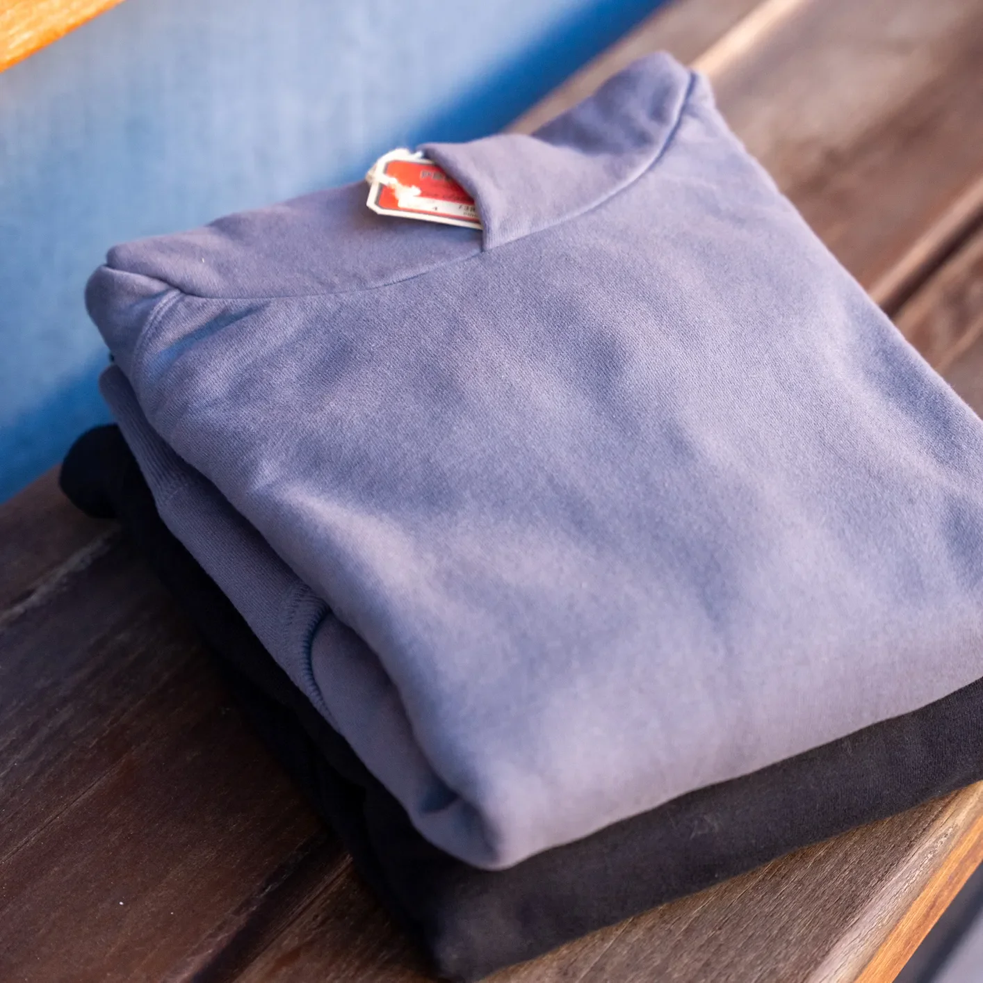 UES 13.5oz Heavyweight Loopwheeled Hoodie – Grey - Image 5