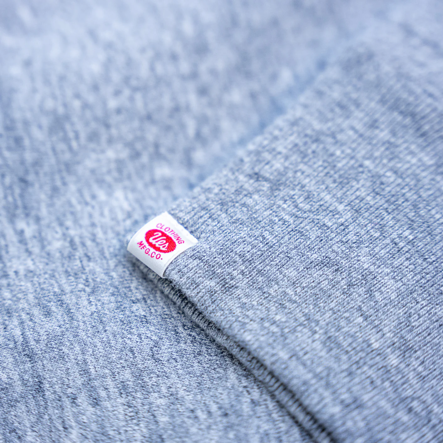 UES Puca Purcara Heavyweight Loopwheel Sweatshirt – Heather Gray - Image 5