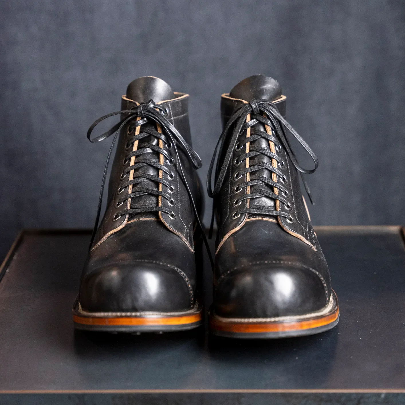 Viberg x Statement 310 Service Boot - Limited Special Make Up / Black Chromexcel - Image 3