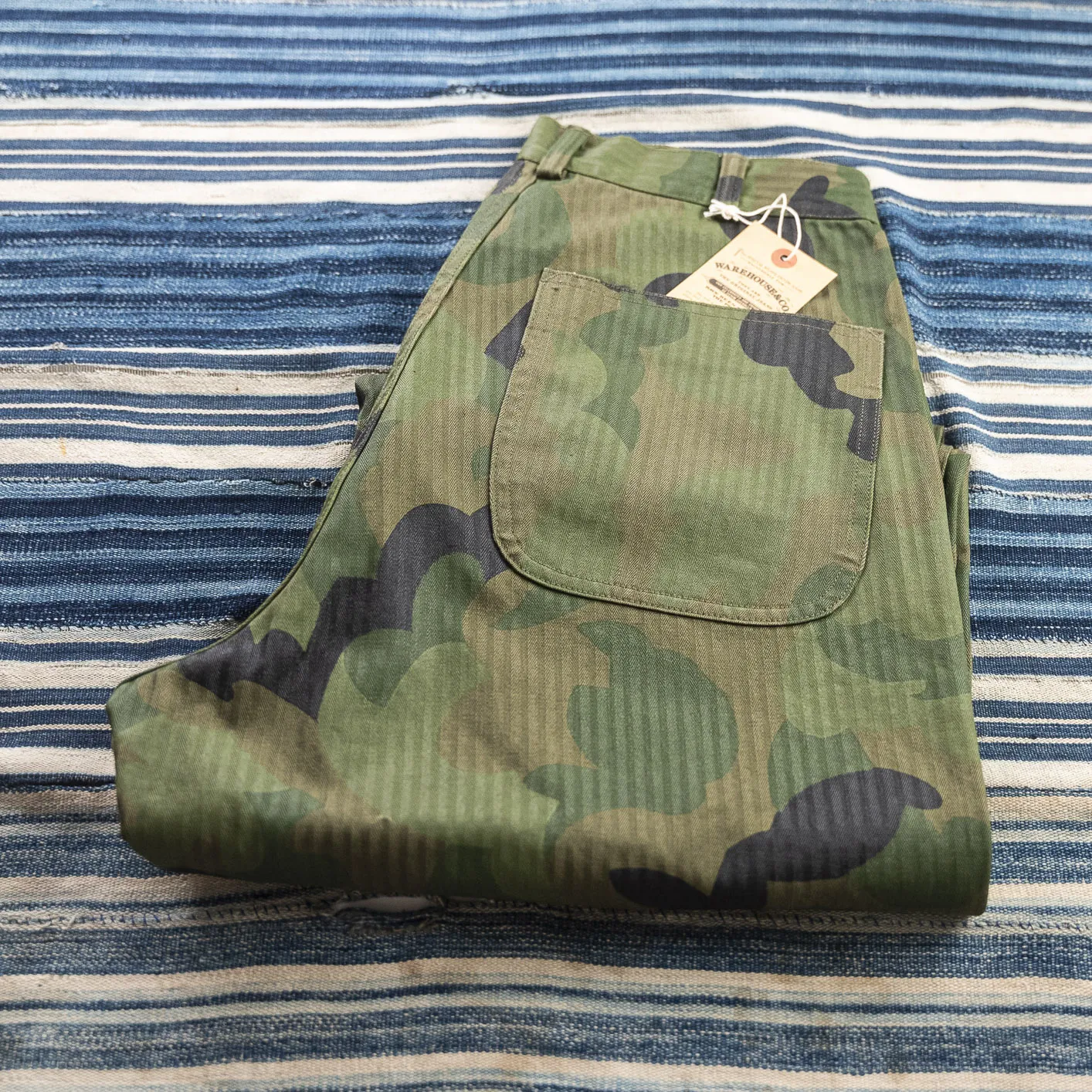 Warehouse Co. Lot 1236 USMC HBT P53 Utility Pants - First-Time Camouflage - Image 3