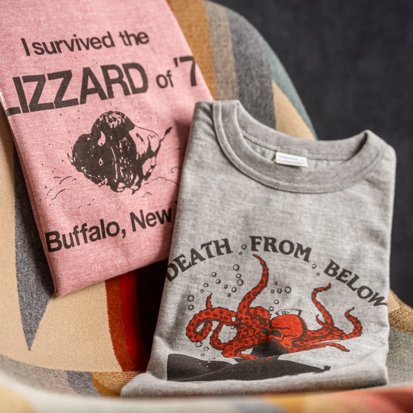 Warehouse Co. Lot 4096 ‘Blizzard’ 88/12 Loopwheeled T-Shirt – Red Heather - Image 4