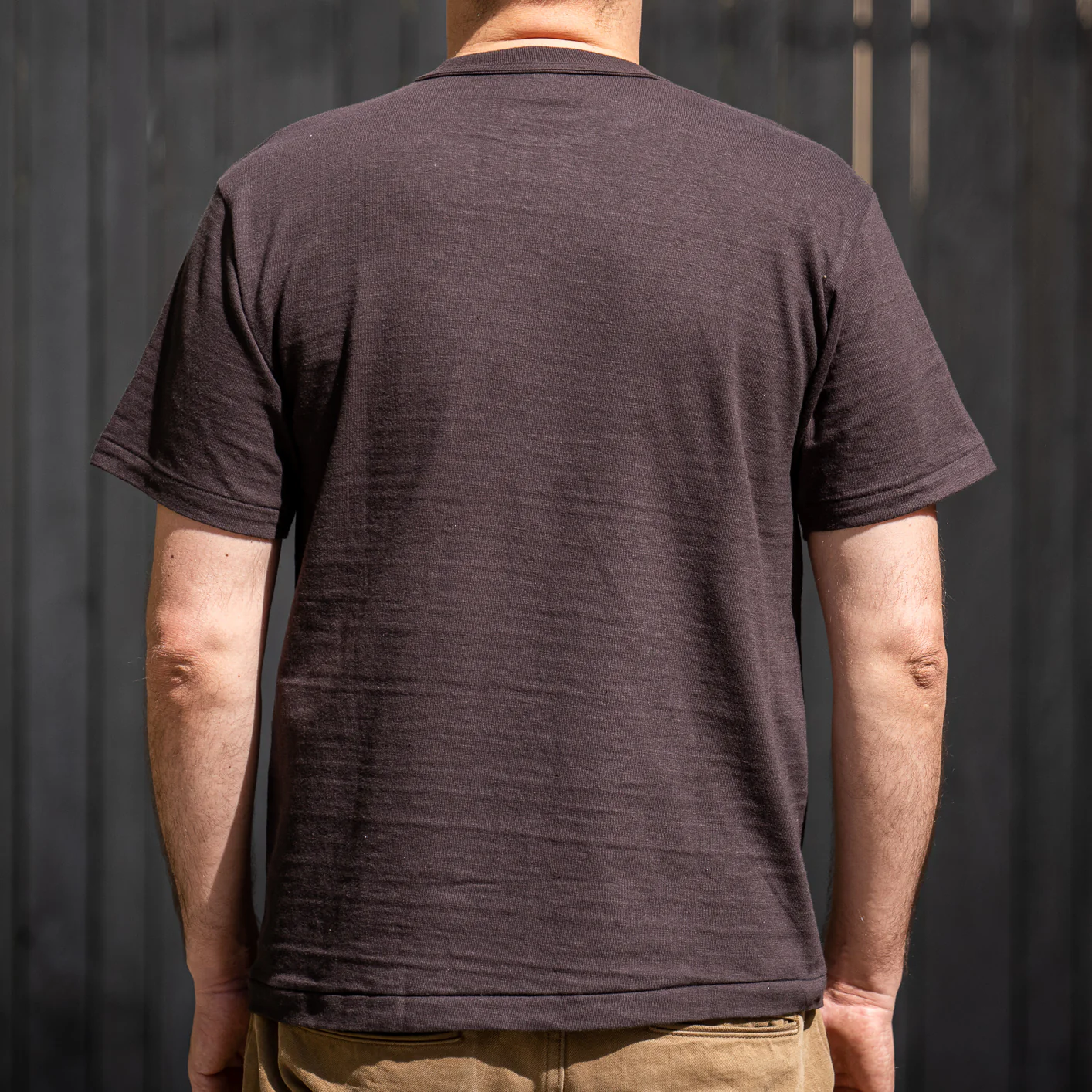 Warehouse Co. Lot 4601 Loopwheeled Slub Yarn T-Shirt - Sumikuro Black - Image 4