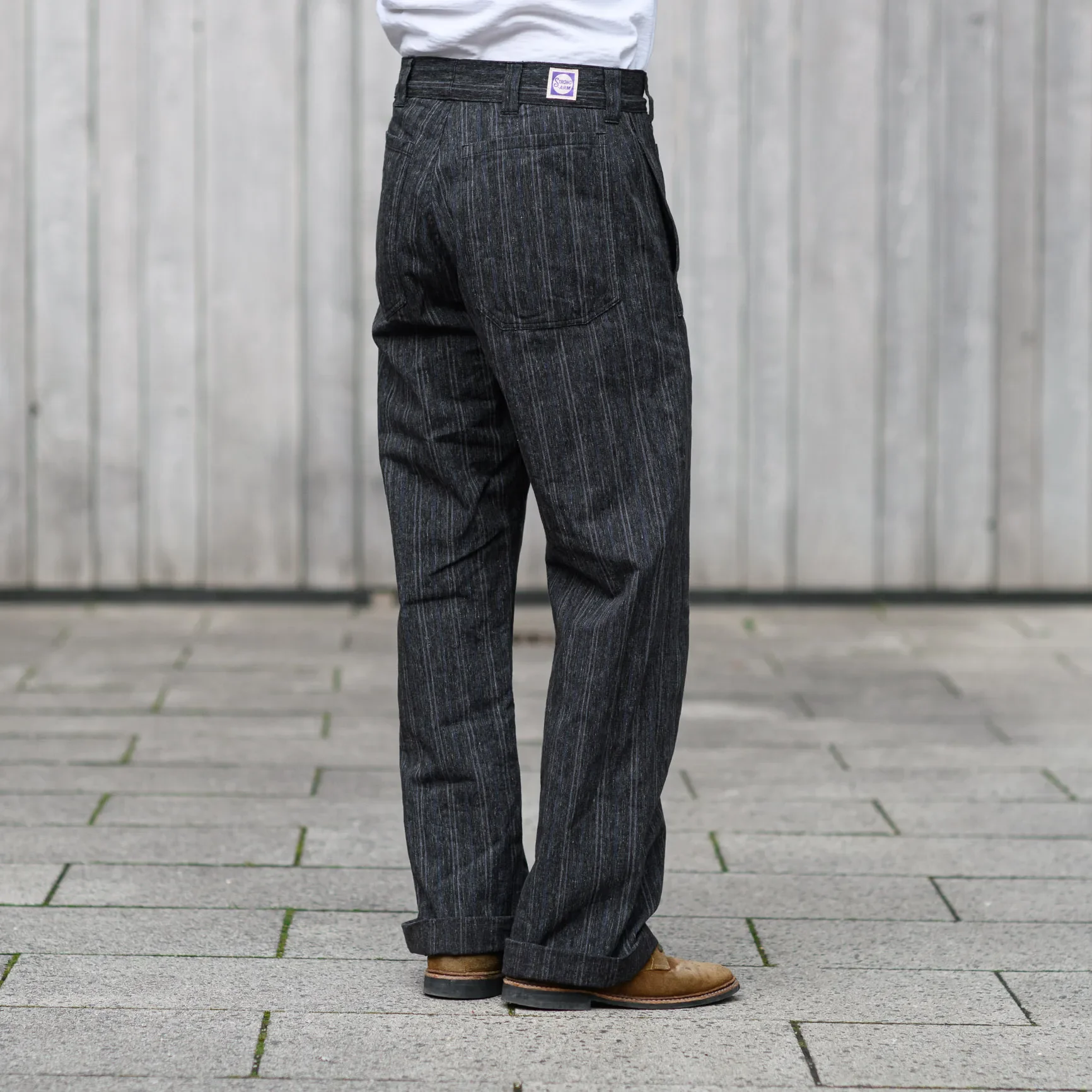 Warehouse Co. x John Gluckow Lot JG-01 1910s Netmaker's Trousers - Wide Straight - Image 2