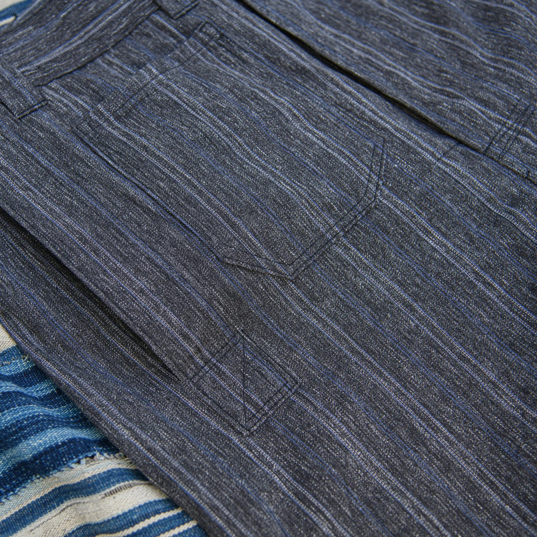 Warehouse Co. x John Gluckow Lot JG-01 1910s Netmaker's Trousers - Wide Straight - Image 6